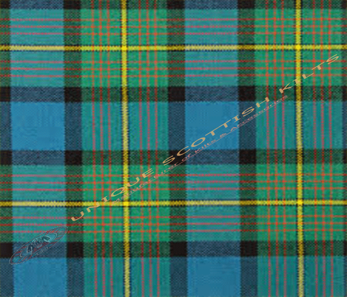 Muir-Ancient-Tartan Fabric - Running Yards - 16 Oz Weight, 54 inches Width