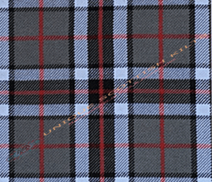 Thompson-Grey-Tartan Fabric - Running Yards - 16 Oz Weight, 54 inches Width