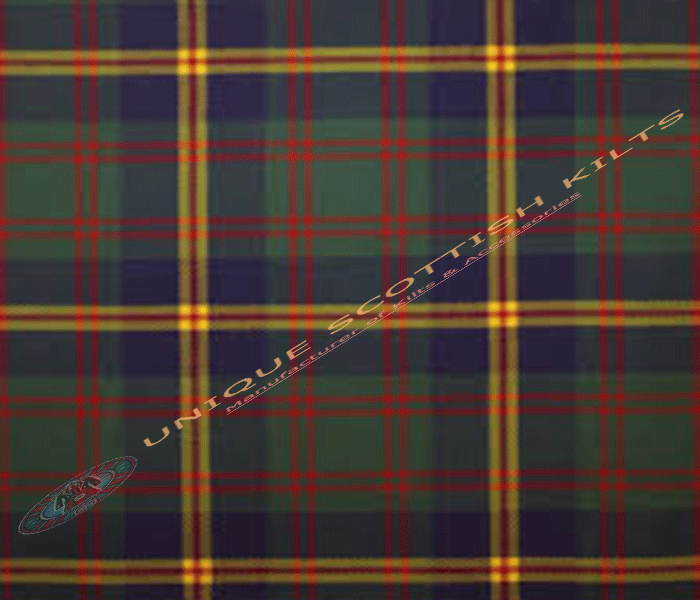 US-Marine-Crops-Tartan Fabric - Running Yards - 16 Oz Weight, 54 inches Width