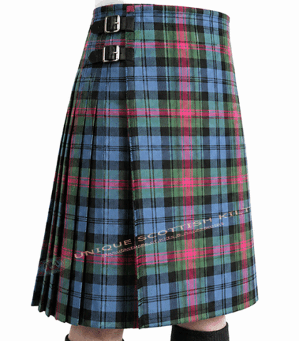 Scottish Handmade Baird Ancient Tartan 8 Yard Kilt
