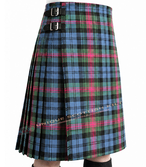 Scottish Handmade Baird Ancient Tartan 8 Yard Kilt