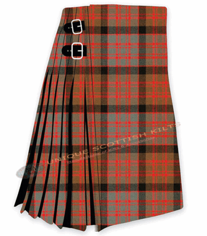 Macdonald Weathered Tartan 8 Yard Kilt