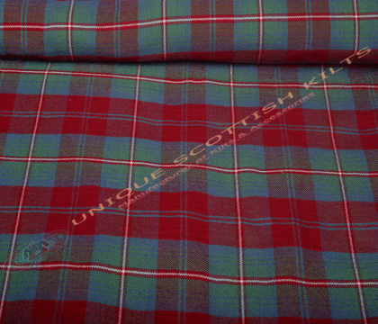 Waddell-Modern-Tartan Fabric - Running Yards - 16 Oz Weight, 54 inches Width