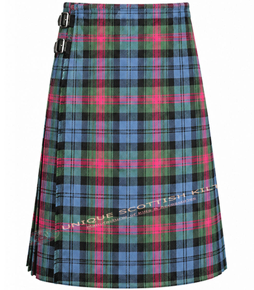 Scottish Handmade Baird Ancient Tartan 8 Yard Kilt - Image 2