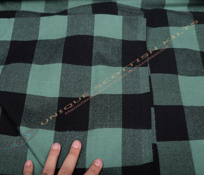 Robin-Hood -Tartan Fabric - Running Yards - 16 Oz Weight, 54 inches Width - Image 4