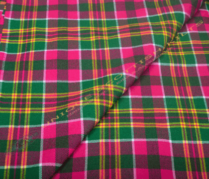 Henry-Clan-Tartan Fabric - Running Yards - 16 Oz Weight, 54 inches Width