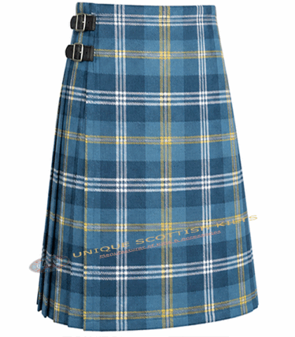 Gorman Blue Tartan 8 Yard Kilt