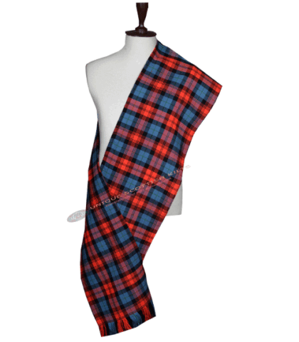 MacLachlan Ancient Tartan Scarf Hand Fringed - Women's Sash