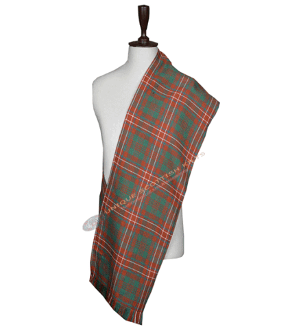 Clan Wilson Ancient Tartan Scarf Hand Fringed - Women's Sash