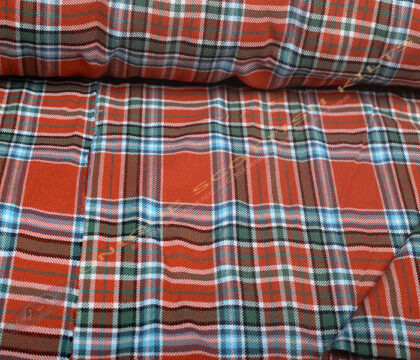 Macbean-Ancient-Tartan Fabric - Running Yards - 16 Oz Weight, 54 inches Width