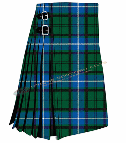 clan Lee Ancient Tartan 8 Yard Kilt