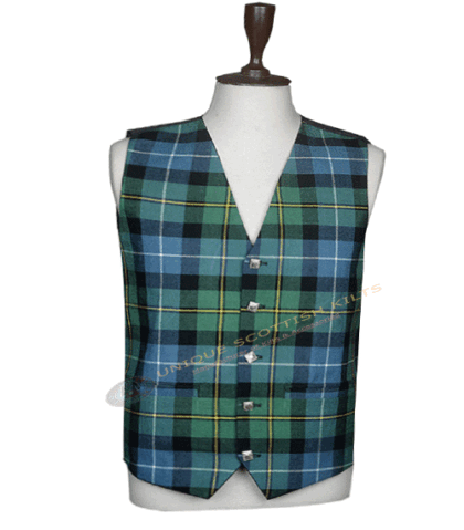MacNeil of Barra Ancient tartan Waistcoat Kilt Vest