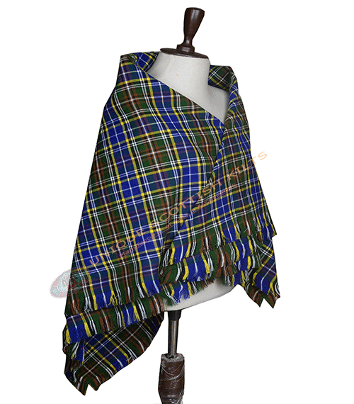 Dowling District Tartan Shawl – Traditional Scottish Highland Shoulder Plaid, Fringed Tartan Wrap Women - Image 2