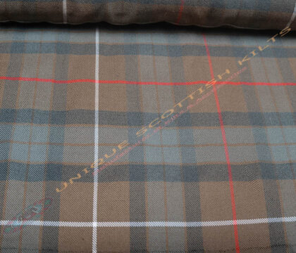 Fraser-Hunting-Weathered-Tartan Fabric - Running Yards - 16 Oz Weight, 54 inches Width