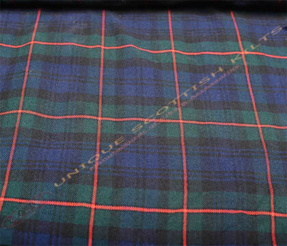 MacKinlay-Modern-Tartan Fabric - Running Yards - 16 Oz Weight, 54 inches Width