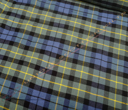 Campbell-of-Breadalbane-Tartan Fabric - Running Yards - 16 Oz Weight, 54 inches Width