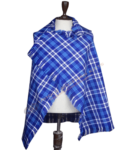 Antigonish Tartan Tartan Shawl – Traditional Scottish Highland Shoulder Plaid, Fringed Tartan Wrap Women