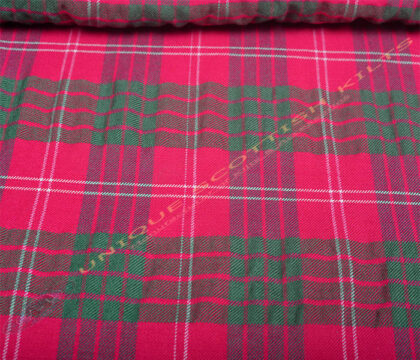 Crawford-Ancient-Tartan Fabric - Running Yards - 16 Oz Weight, 54 inches Width