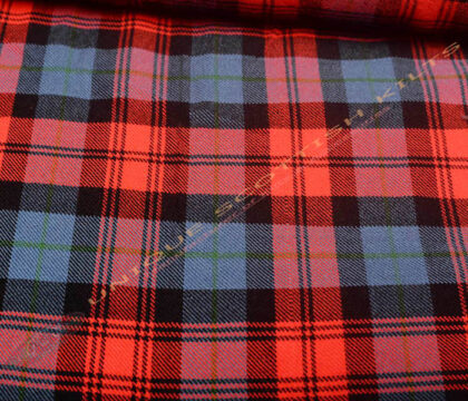 Maclachlan-Ancient-Tartan Fabric - Running Yards - 16 Oz Weight, 54 inches Width