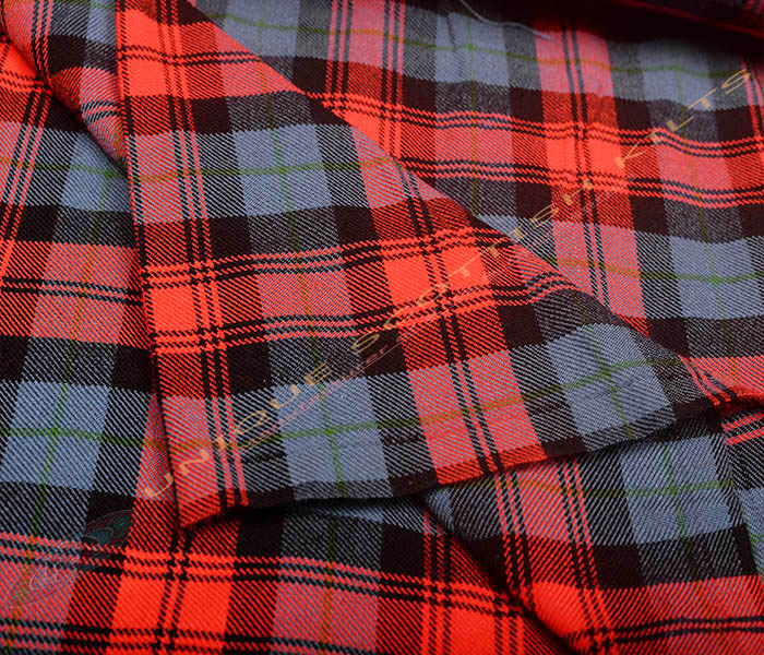 Maclachlan-Ancient-Tartan Fabric - Running Yards - 16 Oz Weight, 54 inches Width - Image 2