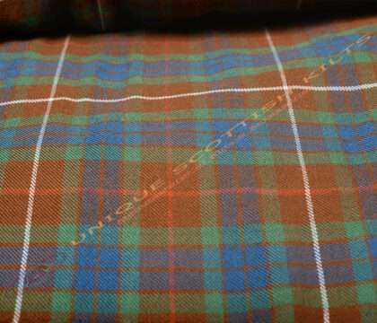 Fraser-Hunting-Ancient-Tartan Fabric - Running Yards - 16 Oz Weight, 54 inches Width