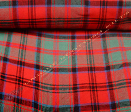 Bates-Tartan Fabric - Running Yards - 16 Oz Weight, 54 inches Width