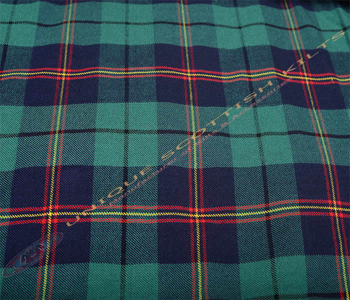 Carmichael-Modern-Tartan Fabric - Running Yards - 16 Oz Weight, 54 inches Width
