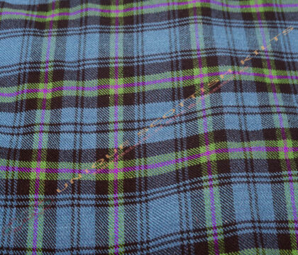 Blanton-Tartan Fabric - Running Yards - 16 Oz Weight, 54 inches Width