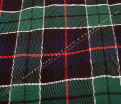 Leslie-Green-Modern-Tartan Fabric - Running Yards - 16 Oz Weight, 54 inches Width