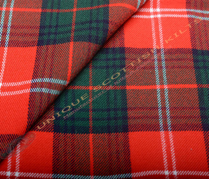 Chisholm Red Tartan 8 Yard Kilt - Image 3