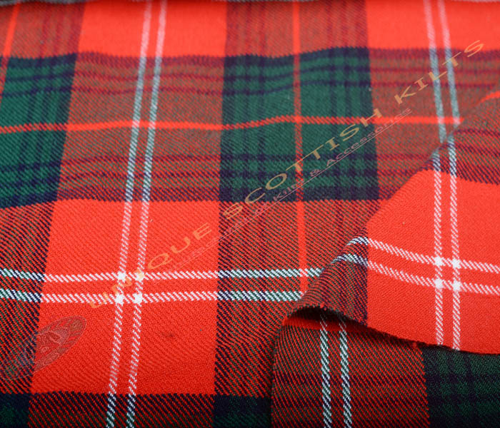 Chisholm Red Tartan 8 Yard Kilt - Image 2