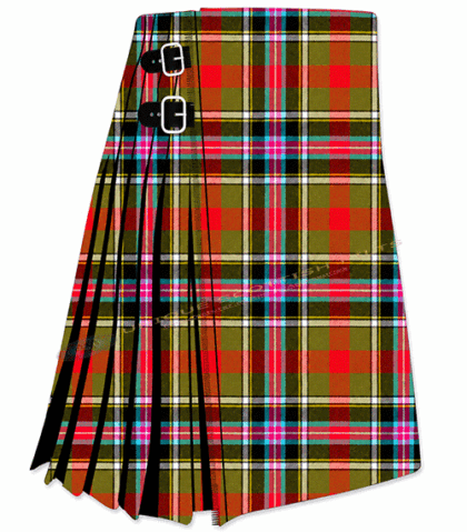 Bruce of Kinnaird Ancient Tartan 8 Yard Kilt