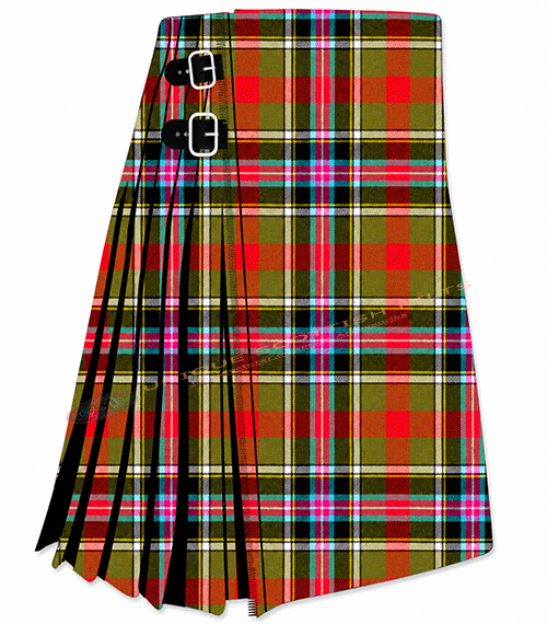 Bruce of Kinnaird Ancient Tartan 8 Yard Kilt