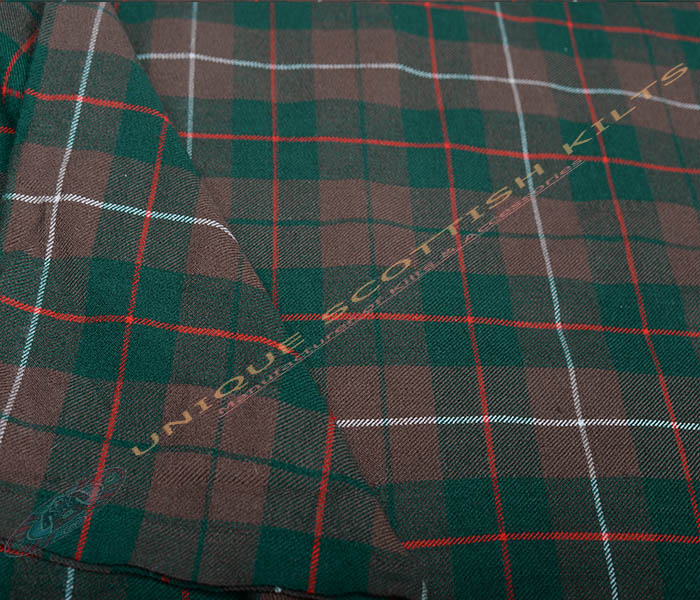 Mackinnon-Hunting-Tartan Fabric - Running Yards - 16 Oz Weight, 54 inches Width - Image 3