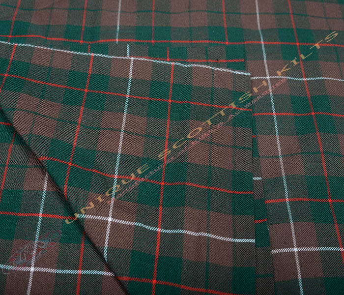 Mackinnon-Hunting-Tartan Fabric - Running Yards - 16 Oz Weight, 54 inches Width - Image 2