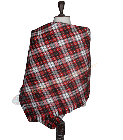 Dunkeld Tartan Shawl – Traditional Scottish Highland Shoulder Plaid, Fringed Tartan Wrap Women - Image 3