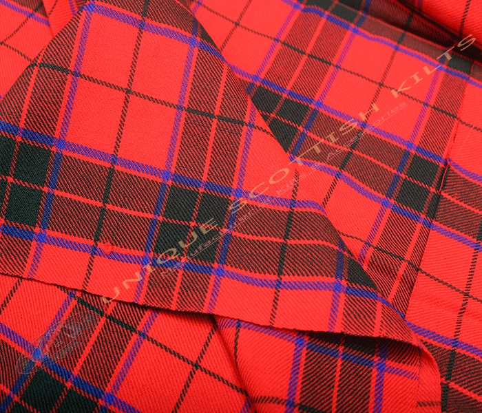 Scottish-Rose-Tartan Fabric - Running Yards - 16 Oz Weight, 54 inches Width - Image 2