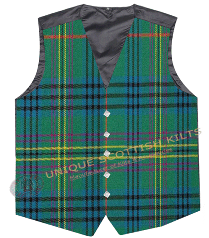 Kennedy Ancient Tartan Tartan Waistcoat Kilt Vest