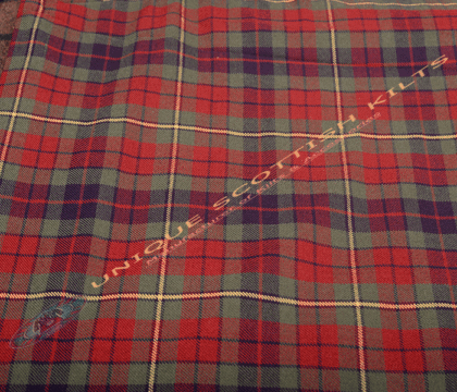 County-Clare-Tartan Fabric - Running Yards - 16 Oz Weight, 54 inches Width
