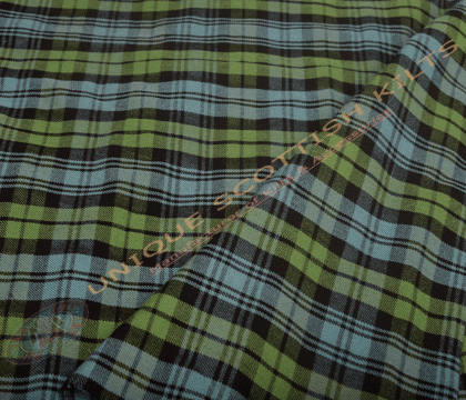 Camel-Ancient-Tartan Fabric - Running Yards - 16 Oz Weight, 54 inches Width