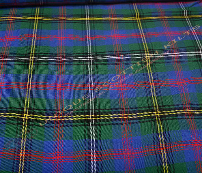 Wood-Tartan Fabric - Running Yards - 16 Oz Weight, 54 inches Width