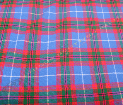 Edinburgh-District-Tartan Fabric - Running Yards - 16 Oz Weight, 54 inches Width