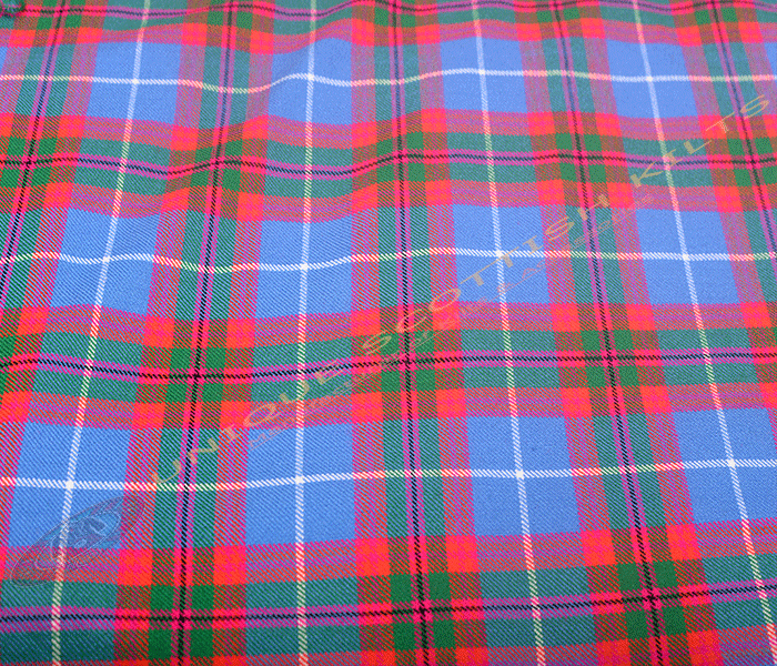 Edinburgh-District-Tartan Fabric - Running Yards - 16 Oz Weight, 54 inches Width