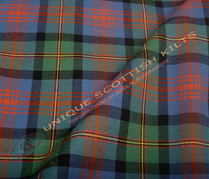 Clan-Logan-Ancient-Tartan Fabric - Running Yards - 16 Oz Weight, 54 inches Width - Image 4