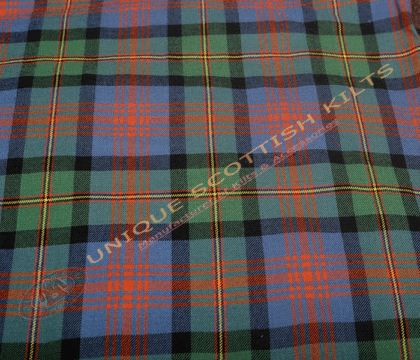 Clan-Logan-Ancient-Tartan Fabric - Running Yards - 16 Oz Weight, 54 inches Width