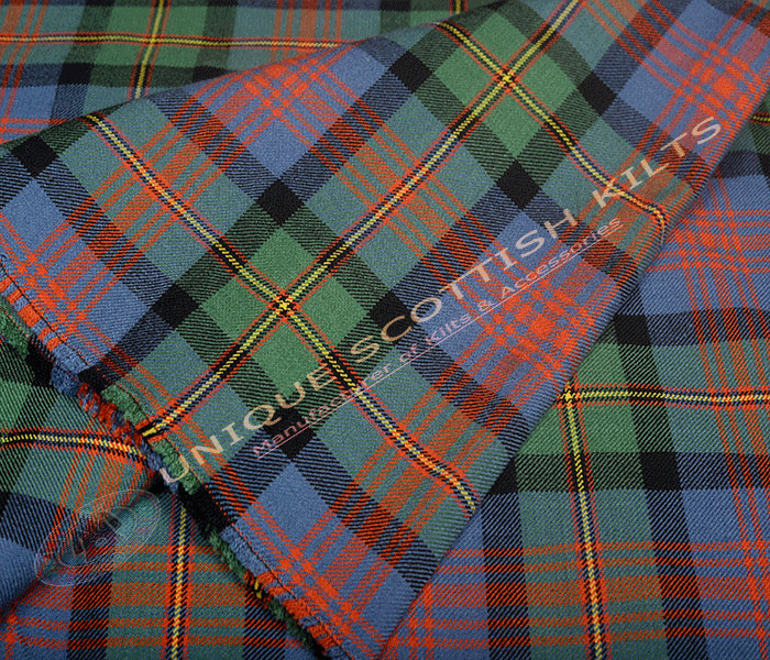 Clan-Logan-Ancient-Tartan Fabric - Running Yards - 16 Oz Weight, 54 inches Width - Image 3