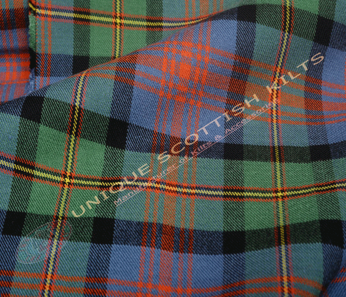 Clan-Logan-Ancient-Tartan Fabric - Running Yards - 16 Oz Weight, 54 inches Width - Image 2
