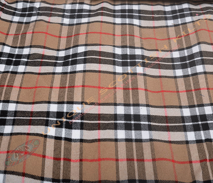 Campbell-Thompson-Tartan Fabric - Running Yards - 16 Oz Weight, 54 inches Width
