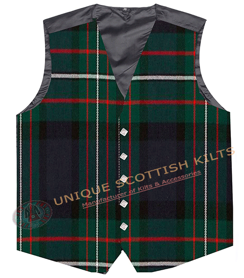 Ferguson Modern Tartan Waistcoat Kilt Vest