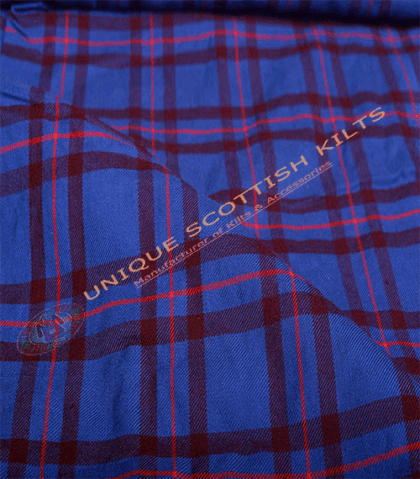 Elliot-Modern Tartan Fabric - Running Yards - 16 Oz Weight, 54 inches Width
